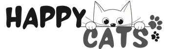 לוגו שחור ולבן HappyCats