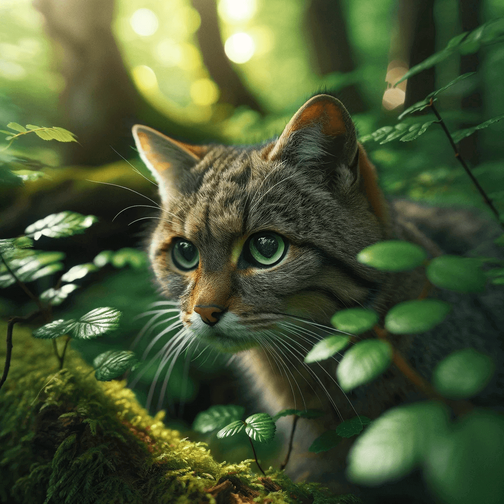 חתול בר ביער
