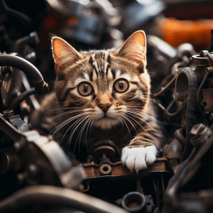 איך להוציא חתול מהמנוע