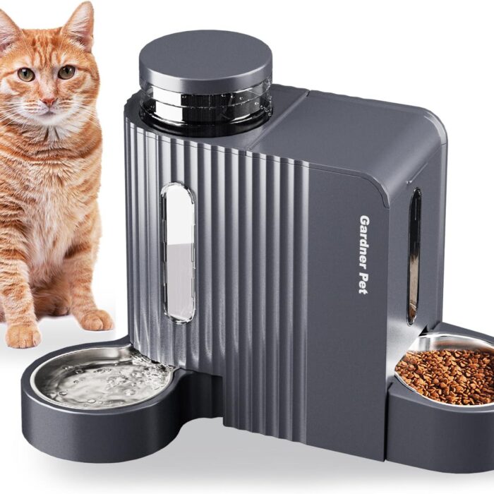 Water dispenser and cat food feeder