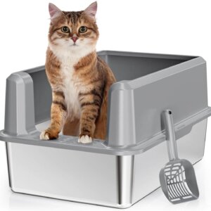 ארגז חול לחתול Pematar פלדת אל-חלד