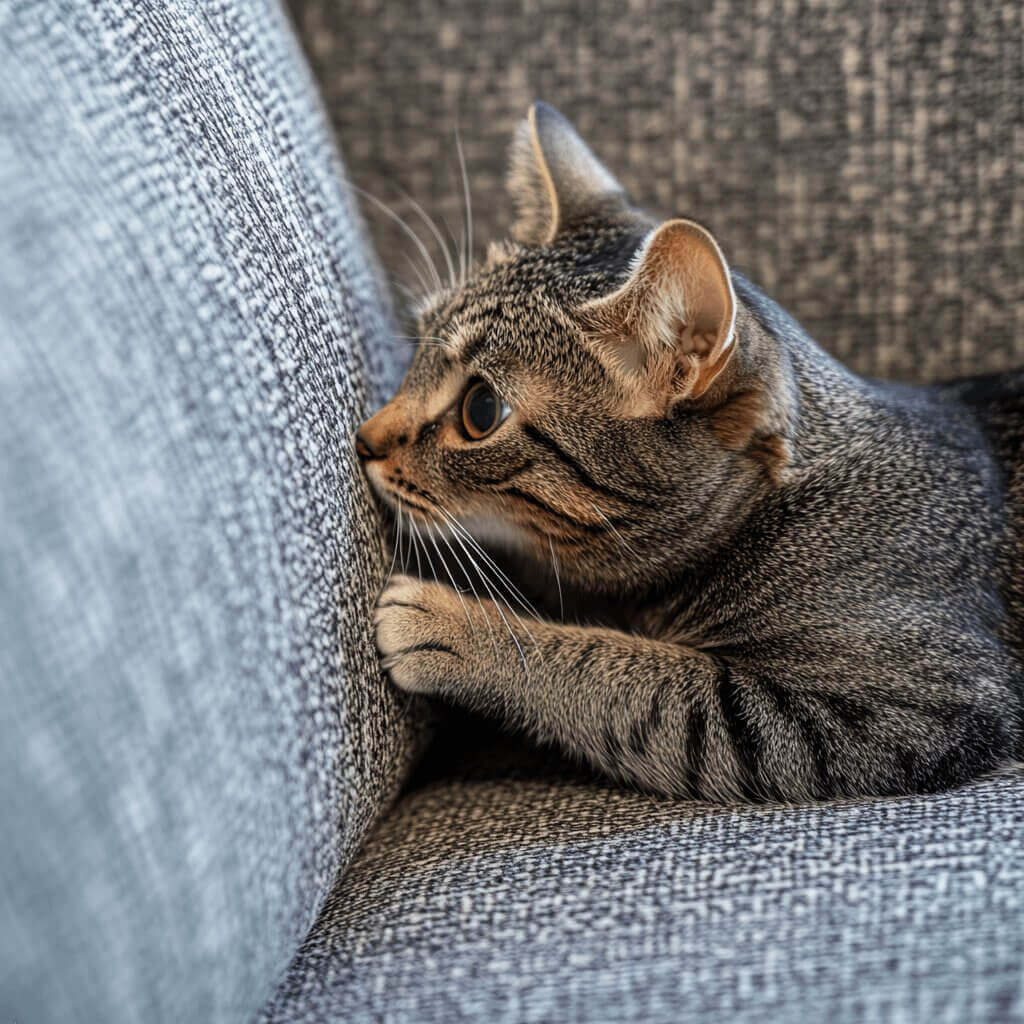 חתולים אוהבים לשרוט את הספה!