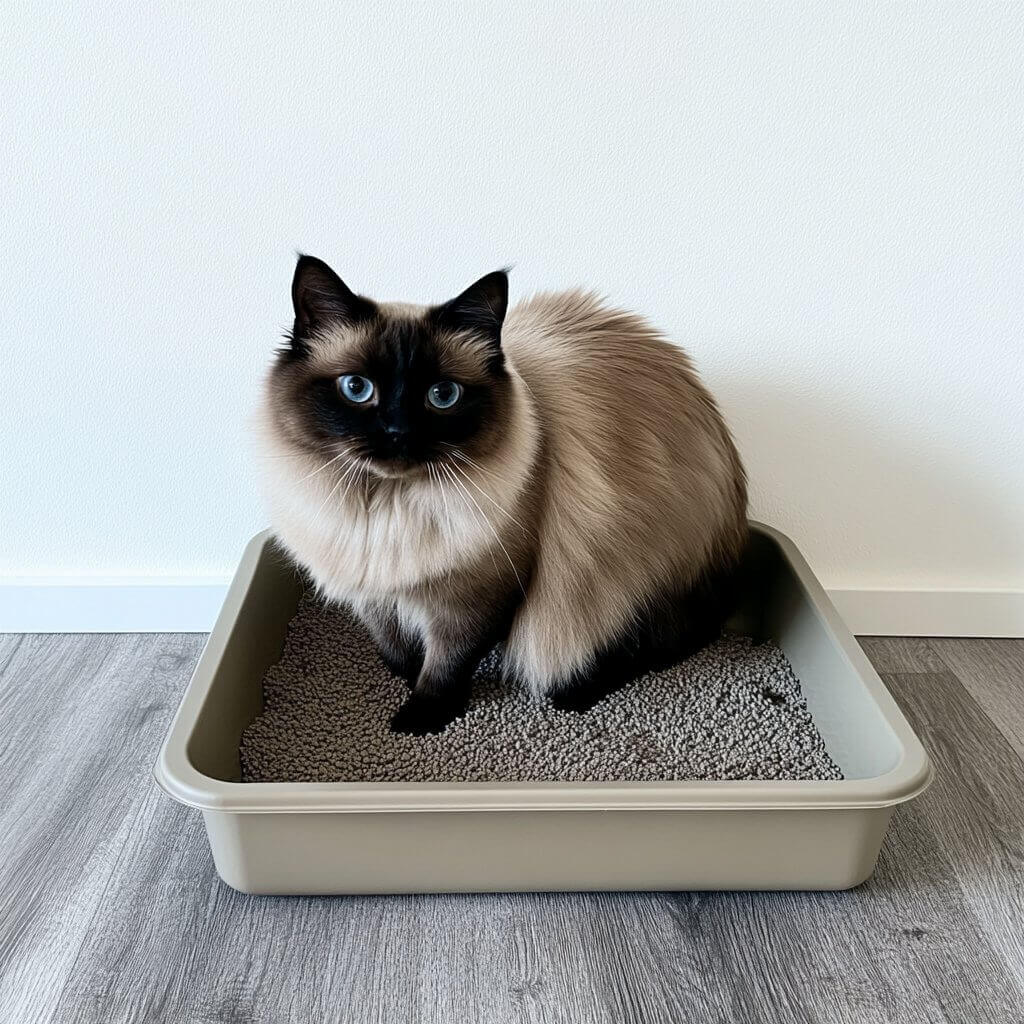 למה חתול מכסה את צרכיו