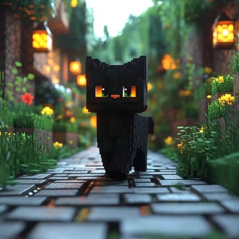 מה חתול אוכל במיינקראפט