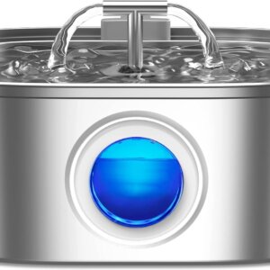 מזרקת מים לחתולים מנירוסטה